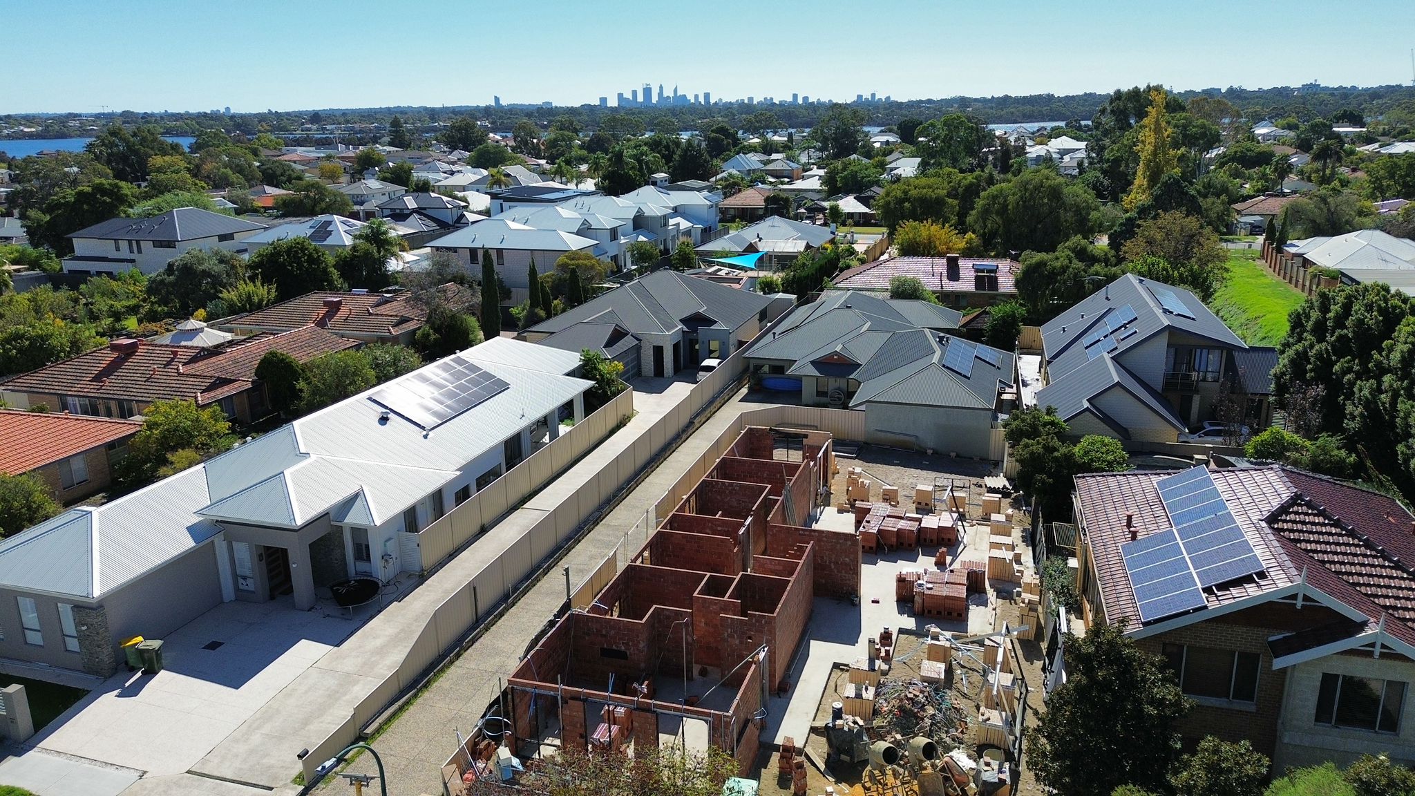 Tribute St Shelley custom build wide aerial brickwork photo 15